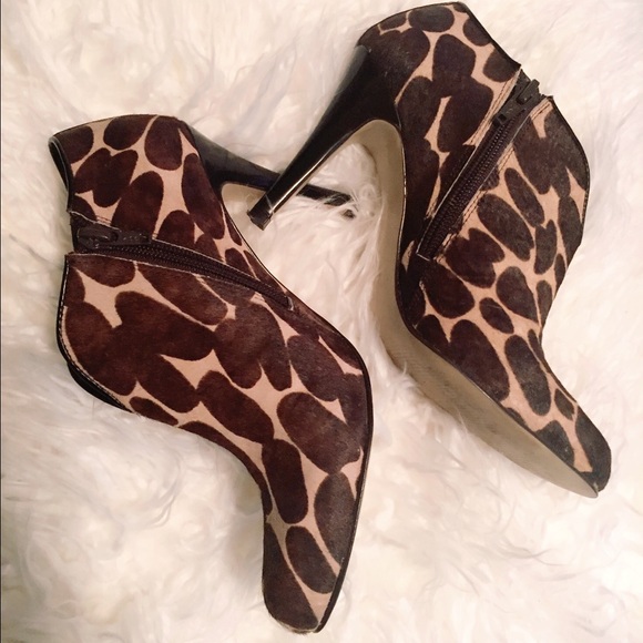 Nine West calf hair animal print bootie - Picture 3 of 4